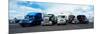 Eighteen Wheeler Vehicles on the Road-null-Mounted Photographic Print