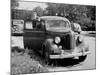 Eighteen Year Old Boy with His First Car, Ca. 1944-null-Mounted Photographic Print