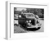 Eighteen Year Old Boy with His First Car, Ca. 1944-null-Framed Photographic Print