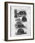Eighteenth Century Illustration of Curing, Airing, and Storing Tobacco-null-Framed Giclee Print