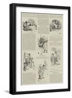 Eighteenth Century Studies, Old and New-Hugh Thomson-Framed Giclee Print
