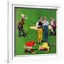 "Eighteenth Hole", August 6, 1955-John Falter-Framed Giclee Print