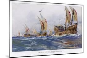 Eighth Crusade the Ships-Albert Sebille-Mounted Art Print