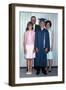 Eighth Grade Graduate with Parents and Sister, Ca. 1967-null-Framed Photographic Print