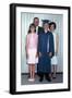 Eighth Grade Graduate with Parents and Sister, Ca. 1967-null-Framed Photographic Print