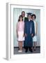 Eighth Grade Graduate with Parents and Sister, Ca. 1967-null-Framed Photographic Print