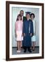 Eighth Grade Graduate with Parents and Sister, Ca. 1967-null-Framed Photographic Print
