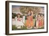 Eighth Incarnation of Vishnu as Krishna: Playing to the Gopis-null-Framed Giclee Print