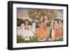 Eighth Incarnation of Vishnu as Krishna: Playing to the Gopis-null-Framed Giclee Print