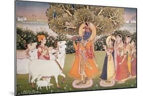 Eighth Incarnation of Vishnu as Krishna: Playing to the Gopis-null-Mounted Giclee Print