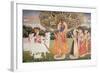 Eighth Incarnation of Vishnu as Krishna: Playing to the Gopis-null-Framed Giclee Print