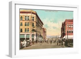 Eighth Street, Boise, Idaho-null-Framed Art Print