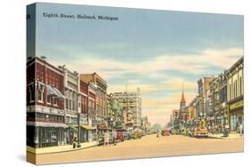 Eighth Street, Holland, Michigan-null-Stretched Canvas