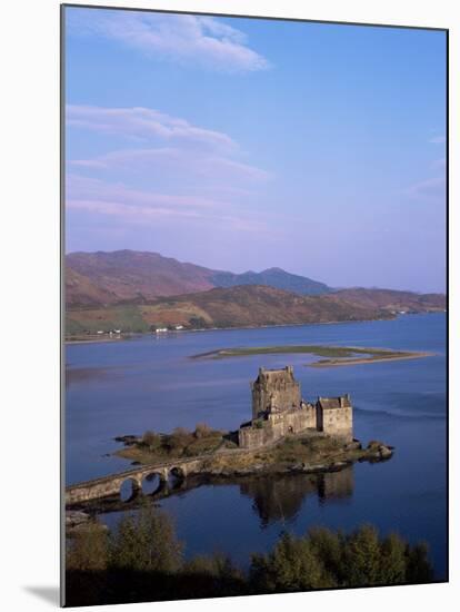 Eilean Donan Castle and Loch Duich, Highland Region, Scotland, United Kingdom-Hans Peter Merten-Mounted Photographic Print