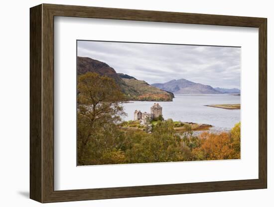 Eilean Donan Castle and the Waters of Loch Duich, Highlands, Scotland, United Kingdom, Europe-Julian Elliott-Framed Photographic Print