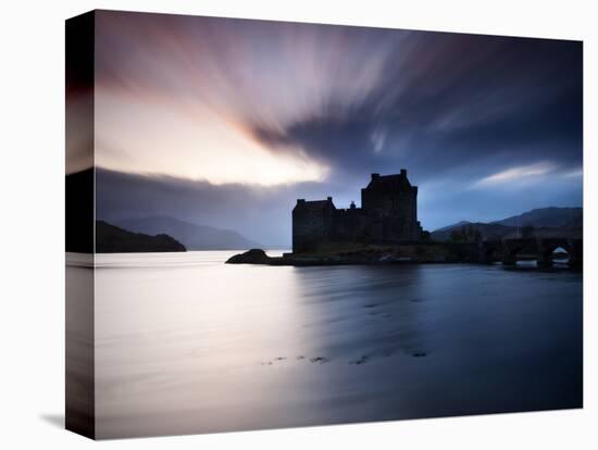 Eilean Donan Castle at Sunset, Scotland, UK-Nadia Isakova-Stretched Canvas