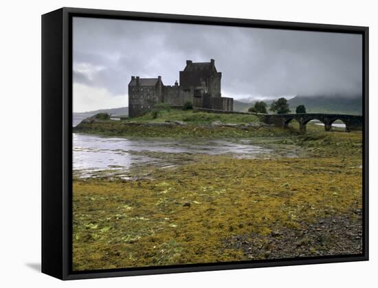 Eilean Donan Castle, Dornie, Highland Region, Scotland, United Kingdom, Europe-Patrick Dieudonne-Framed Stretched Canvas