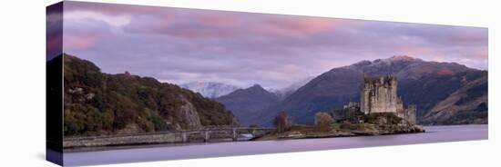 Eilean Donan Castle, Dornie, Lochalsh, Highland Region, Scotland, United Kingdom, Europe-Patrick Dieudonne-Stretched Canvas