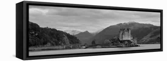 Eilean Donan Castle, Dornie, Lochalsh, Highland Region, Scotland, United Kingdom, Europe-Patrick Dieudonne-Framed Stretched Canvas