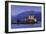 Eilean Donan Castle Floodlit at Night on Loch Duich, Scotland, United Kingdom-John Woodworth-Framed Photographic Print