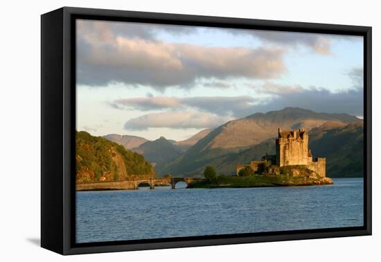 Eilean Donan Castle, Highland, Scotland-Peter Thompson-Framed Stretched Canvas