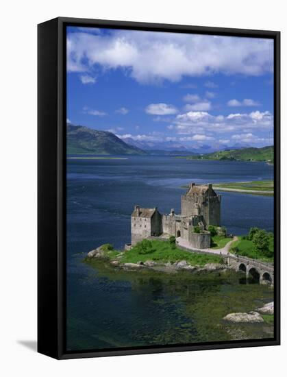 Eilean Donan Castle, Highlands, Scotland, United Kingdom, Europe-null-Framed Stretched Canvas