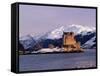 Eilean Donan Castle in Winter, Highlands, Scotland-Pearl Bucknell-Framed Stretched Canvas