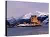 Eilean Donan Castle in Winter, Highlands, Scotland-Pearl Bucknell-Stretched Canvas