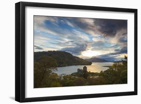 Eilean Donan Castle, Nr Dornie, Loch Alsh, Wester Ross, Western Highlands, Scotland, UK-Peter Adams-Framed Photographic Print