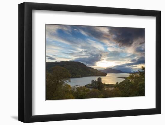 Eilean Donan Castle, Nr Dornie, Loch Alsh, Wester Ross, Western Highlands, Scotland, UK-Peter Adams-Framed Premium Photographic Print