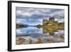 Eilean Donan Castle on a Cloudy Day, Highlands, Scotland, UK-Nataliya Hora-Framed Photographic Print