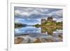 Eilean Donan Castle on a Cloudy Day, Highlands, Scotland, UK-Nataliya Hora-Framed Photographic Print