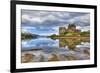 Eilean Donan Castle on a Cloudy Day, Highlands, Scotland, UK-Nataliya Hora-Framed Photographic Print