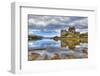 Eilean Donan Castle on a Cloudy Day, Highlands, Scotland, UK-Nataliya Hora-Framed Photographic Print