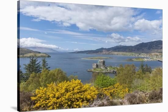 Eilean Donan Castle, on Loch Duich-Guido Cozzi-Stretched Canvas