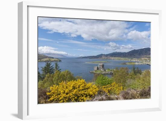 Eilean Donan Castle, on Loch Duich-Guido Cozzi-Framed Photographic Print