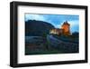 Eilean Donan Castle-pink candy-Framed Photographic Print