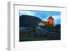 Eilean Donan Castle-pink candy-Framed Photographic Print