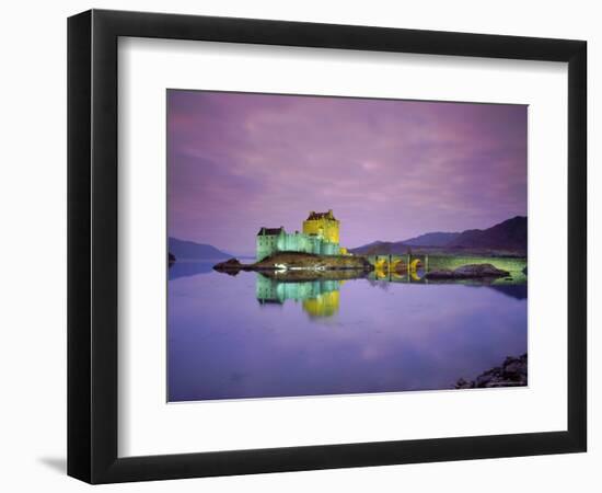 Eilean Donan (Eilean Donnan) Castle, Dornie, Highlands Region, Scotland, UK, Europe-Roy Rainford-Framed Photographic Print