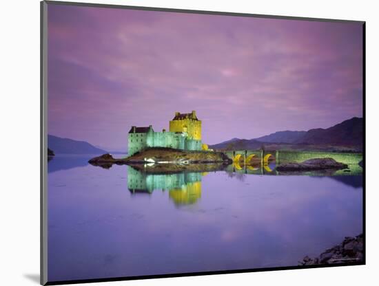 Eilean Donan (Eilean Donnan) Castle, Dornie, Highlands Region, Scotland, UK, Europe-Roy Rainford-Mounted Photographic Print