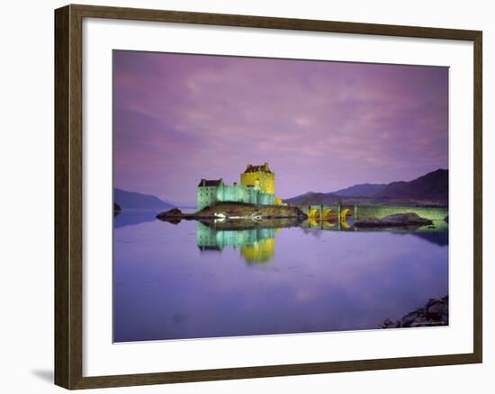 Eilean Donan (Eilean Donnan) Castle, Dornie, Highlands Region, Scotland, UK, Europe-Roy Rainford-Framed Photographic Print