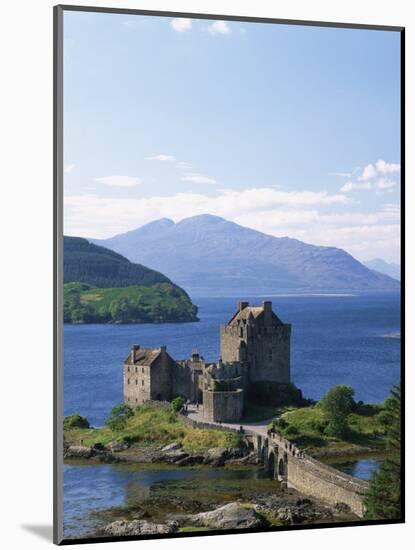 Eilean Donnan Castle, Loch Duich, Highlands, Scotland, United Kingdom, Europe-Lee Frost-Mounted Photographic Print