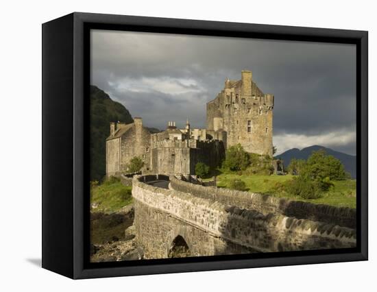 Eilean Donnan Castle, Near Dornie, Highlands, Scotland, United Kingdom, Europe-Richard Maschmeyer-Framed Stretched Canvas