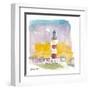 Eilean Glas Lighthouse at Sunset in Scotland-M. Bleichner-Framed Art Print