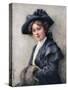 Eileen, Daughter of Henry Marshall, 1913-NH Edmunds-Stretched Canvas