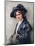 Eileen, Daughter of Henry Marshall, 1913-NH Edmunds-Mounted Giclee Print