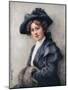 Eileen, Daughter of Henry Marshall, 1913-NH Edmunds-Mounted Giclee Print