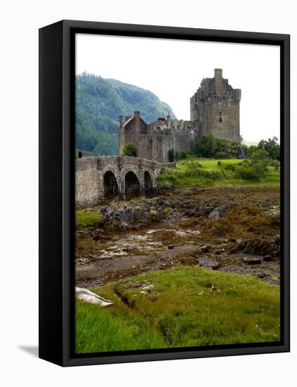 Eileen Donan Castle, Western Dornie in Highlands, Scotland-Bill Bachmann-Framed Stretched Canvas