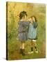 Ein Blümchen für die kleine Schwester-Victor Gabriel Gilbert-Stretched Canvas