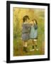 Ein Blümchen für die kleine Schwester-Victor Gabriel Gilbert-Framed Giclee Print